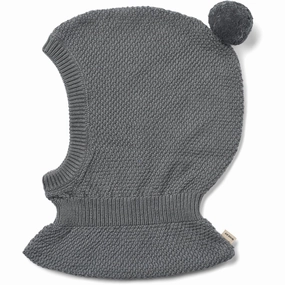 Wheat Stormy Blue Knitted Balaclava Pomi Dont Wait! Save Today