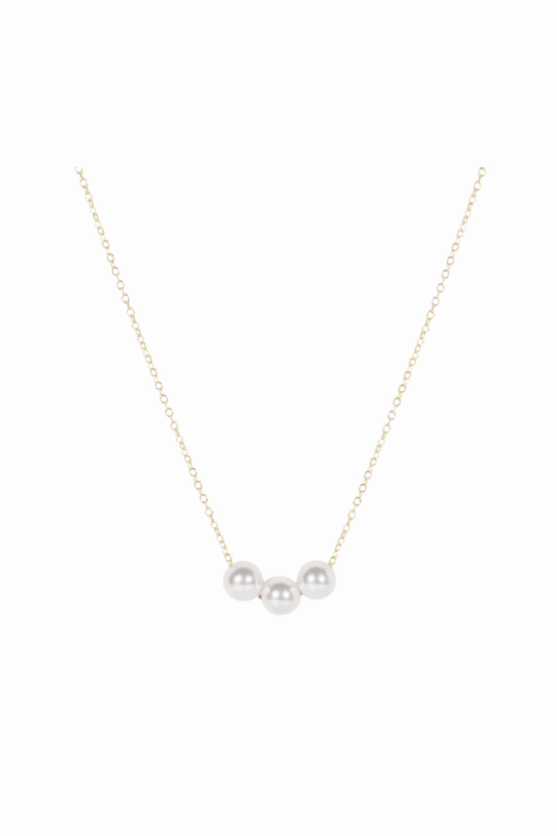 16" Necklace Gold - Joy Pearl 3Mm Deal of the Day