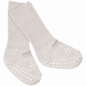 Gobabygo Ivory Glitter (Buttercream) Non-Slip Socks In Bamboo Gift Sale Event