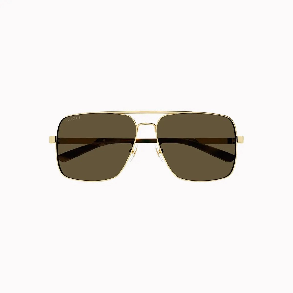 Men'S Gucci Metal Gold Brown Sunglasses Dont Miss Big Savings Todays Steal