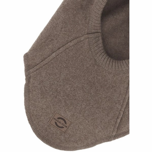 Mikk-Line Cotton Fleece Balaclava With Ears Melange Denver Todays Hot Savings