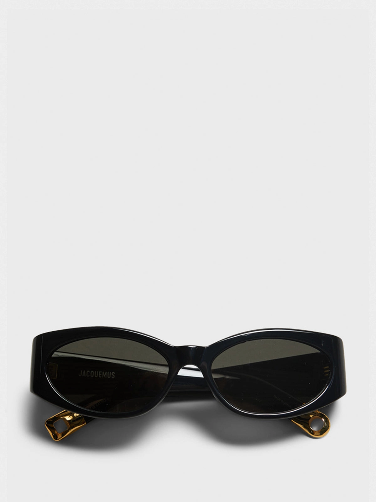 Ovalo Sunglasses In Black, Yellow Gold And Grey Grab It Before Gone Flash Pick Today