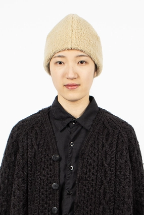 Daily Deal Frenzy Veggie Shearling Hat Beige