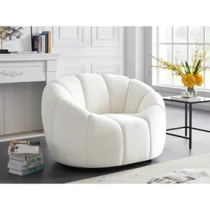 Velvet and Swedish Wood Chair By Alhome - 100x95x70 cm