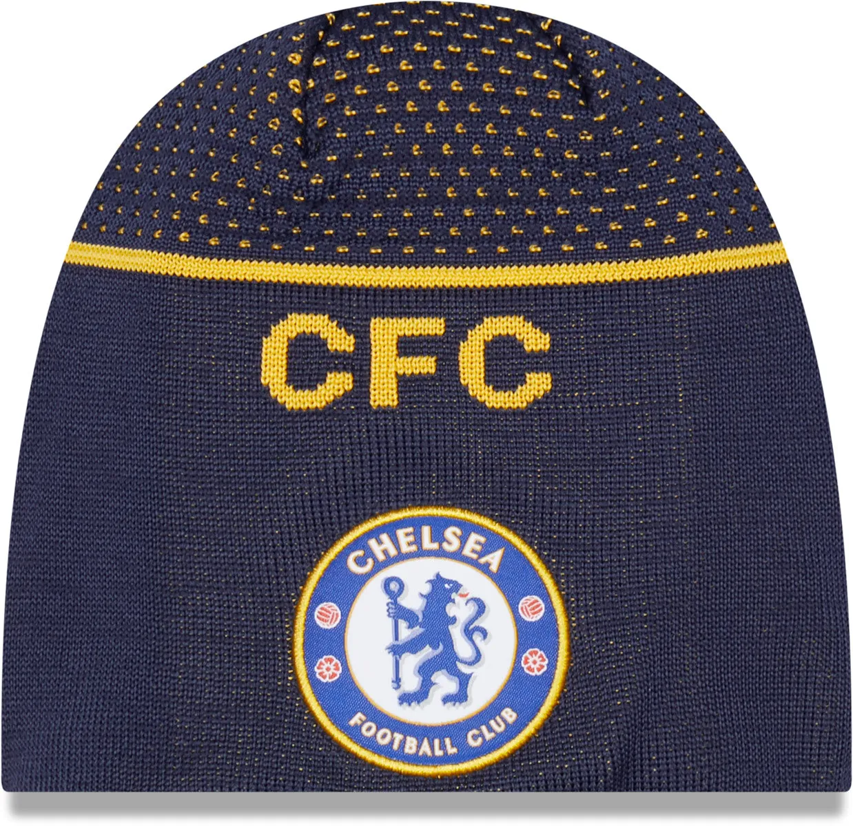 Chelsea Fc New Era Engineered Skull Knit Beanie Grab the Deal Now