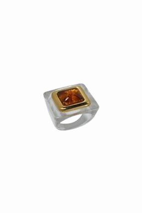 Clear Sandstone Ring Today Only Special Daily Deal Frenzy