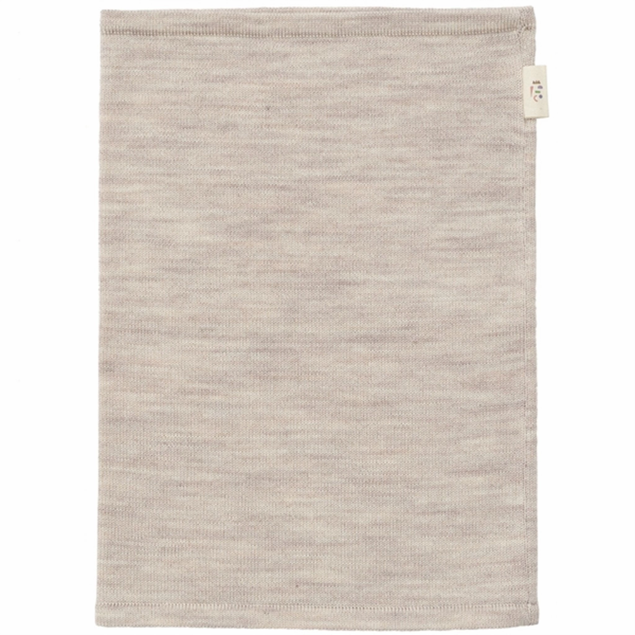 Todays Best Deal Copenhagen Colors Pale Cream Melange Merino Wool Knitted Tube Scarf