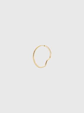 Trending Offer Today Copenhagen 25 Hoop Earring With Gold Plating