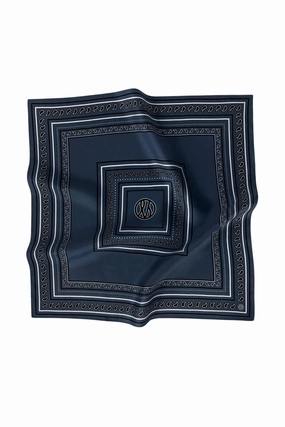Paisley Scarf 50 Cm. Navy Big Price Drop