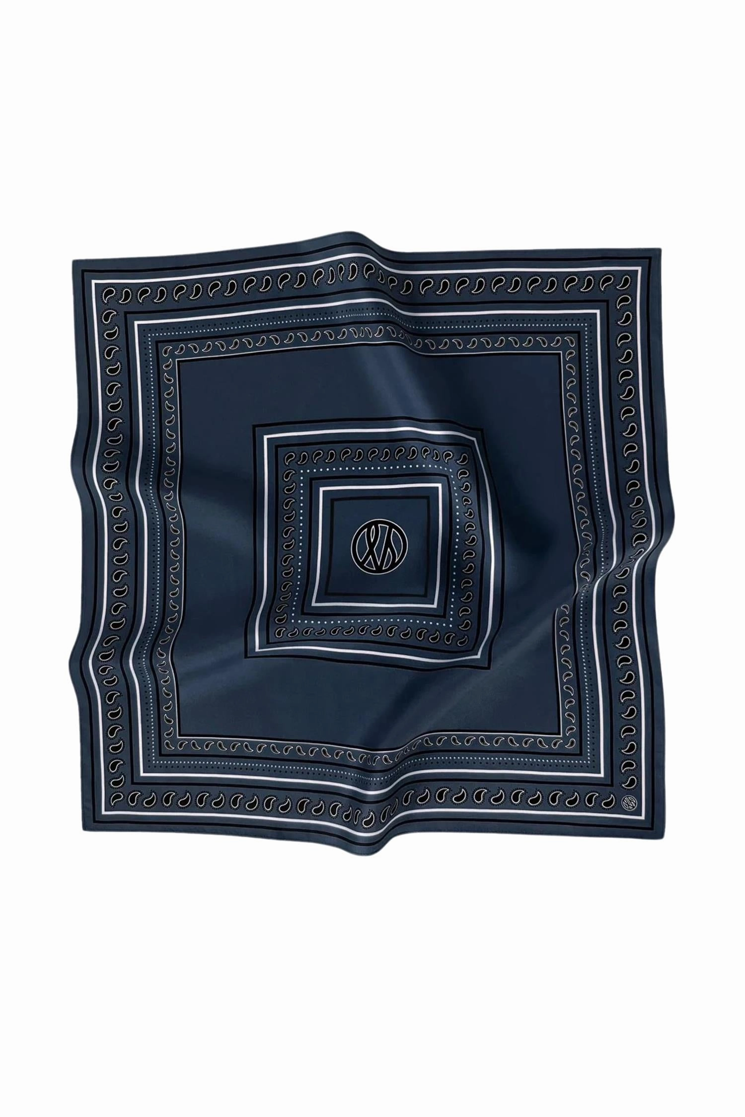 Paisley Scarf 50 Cm. Navy Big Price Drop
