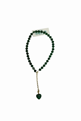 Todays Hot Pick Stone Heart Necklace