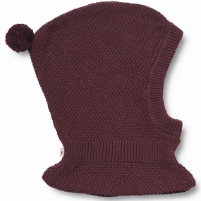 Dont Miss This Deal Clearance Sale Now Wheat Balaclava Knitted Pomi Aubergine
