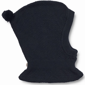 Steal the Deal Now Wheat Balaclava Knitted Pomi Navy