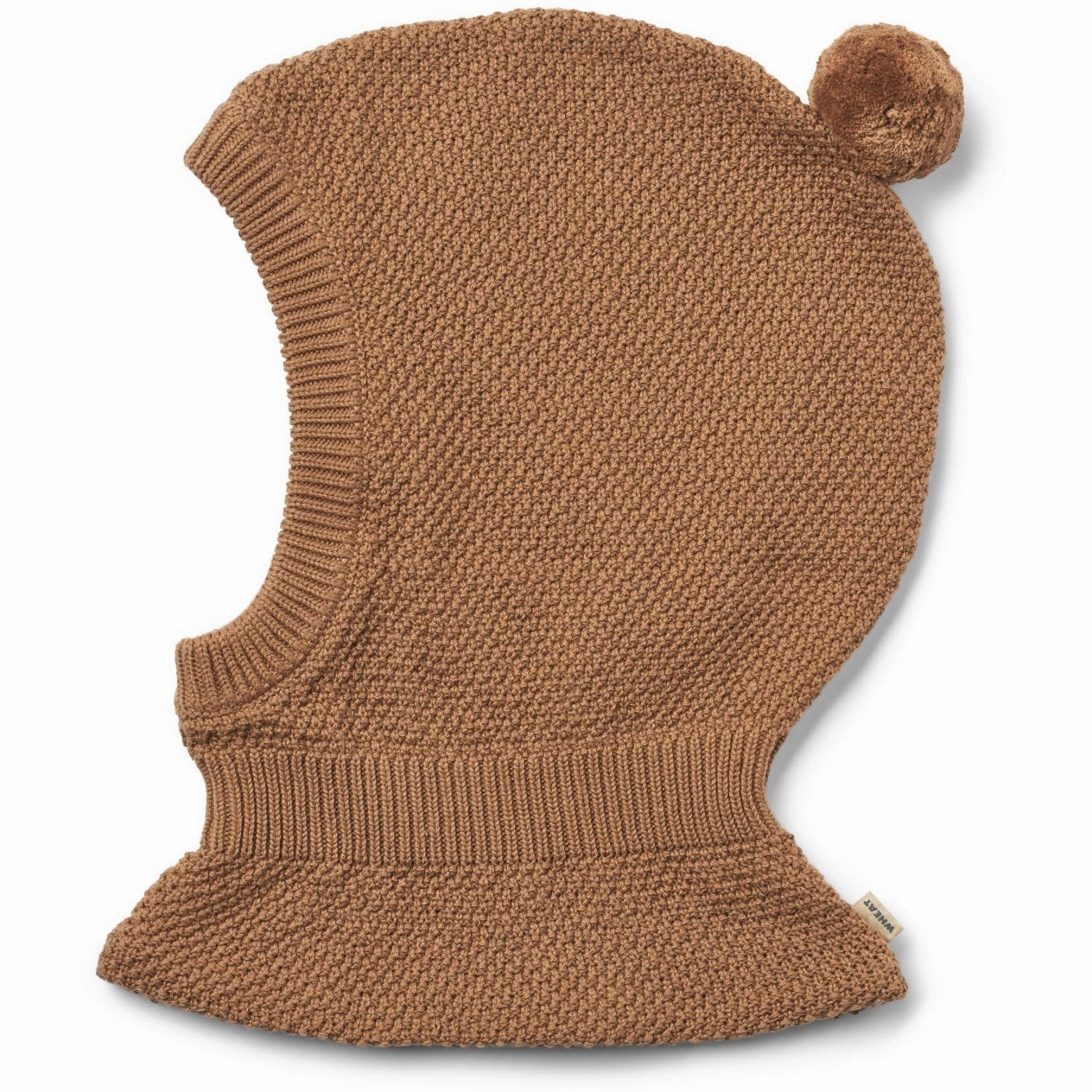 Special Deals Online Wheat Caramel Knitted Balaclava Pomi