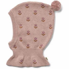 Wheat Dry Rose Knitted Balaclava Sessie Limited Offer Alert