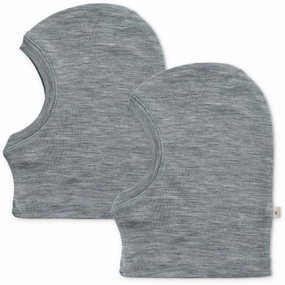 Instant Hot Deal Wheat Melange Grey 2 Wool Balaclava Kim