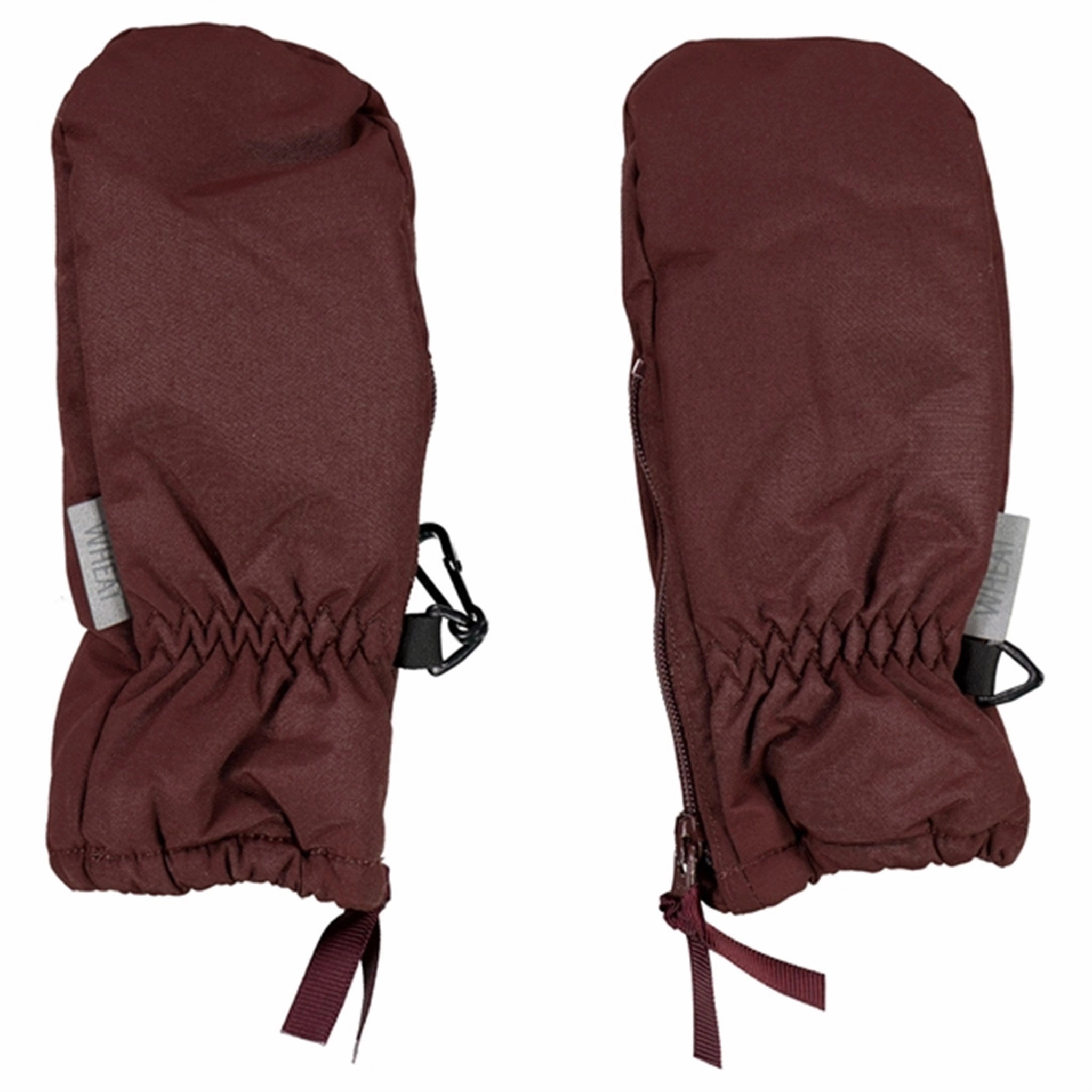 Save Today Only Flash Sale Alert Wheat Mittens Technical Zipper Maroon