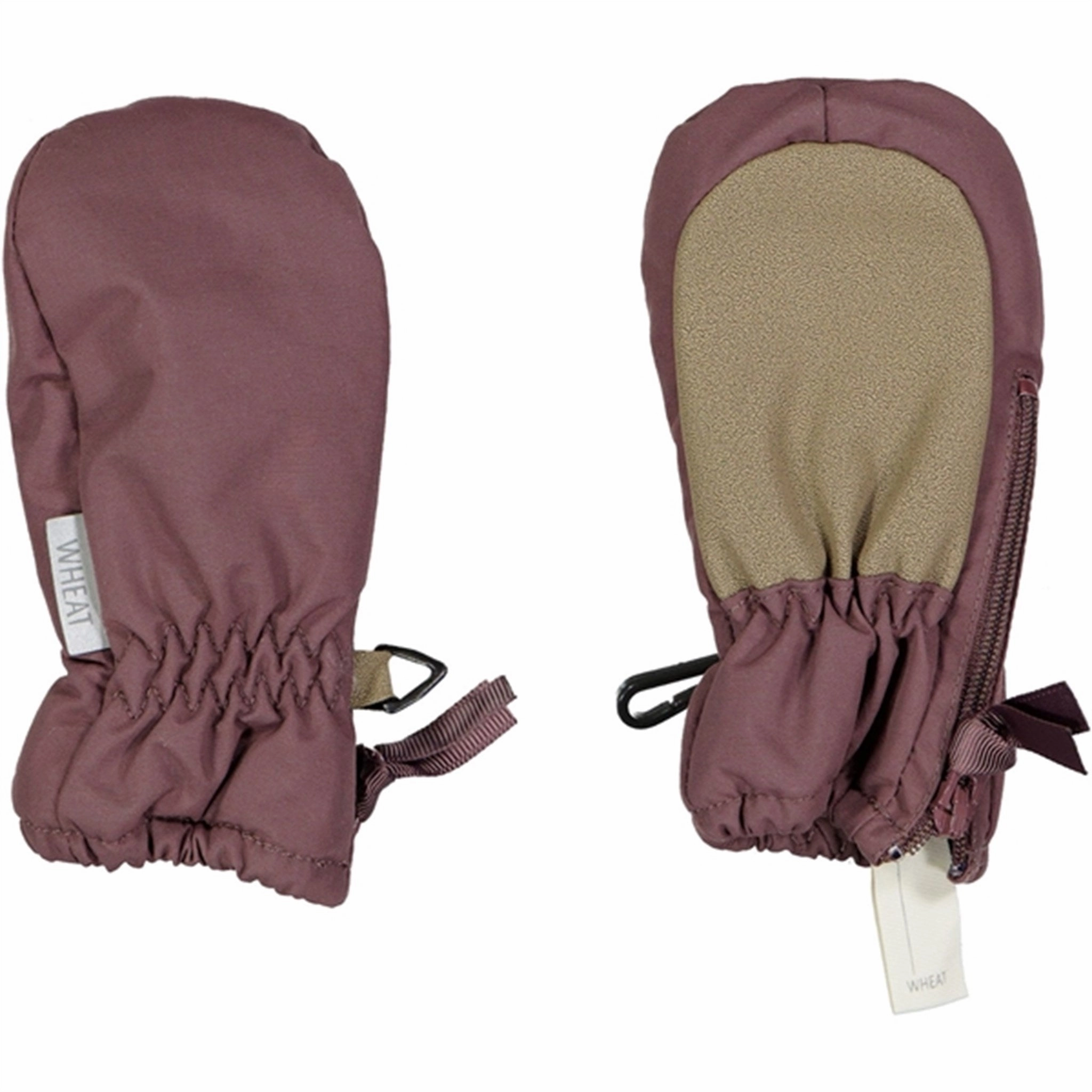 Must-Have Deal Today Only Steal Wheat Zipper Mittens Tech Eggplant