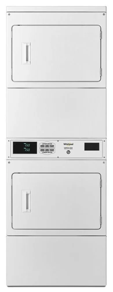 Whirlpool CSP2971HQ Commercial Gas Stack Dryer, Non-Coin