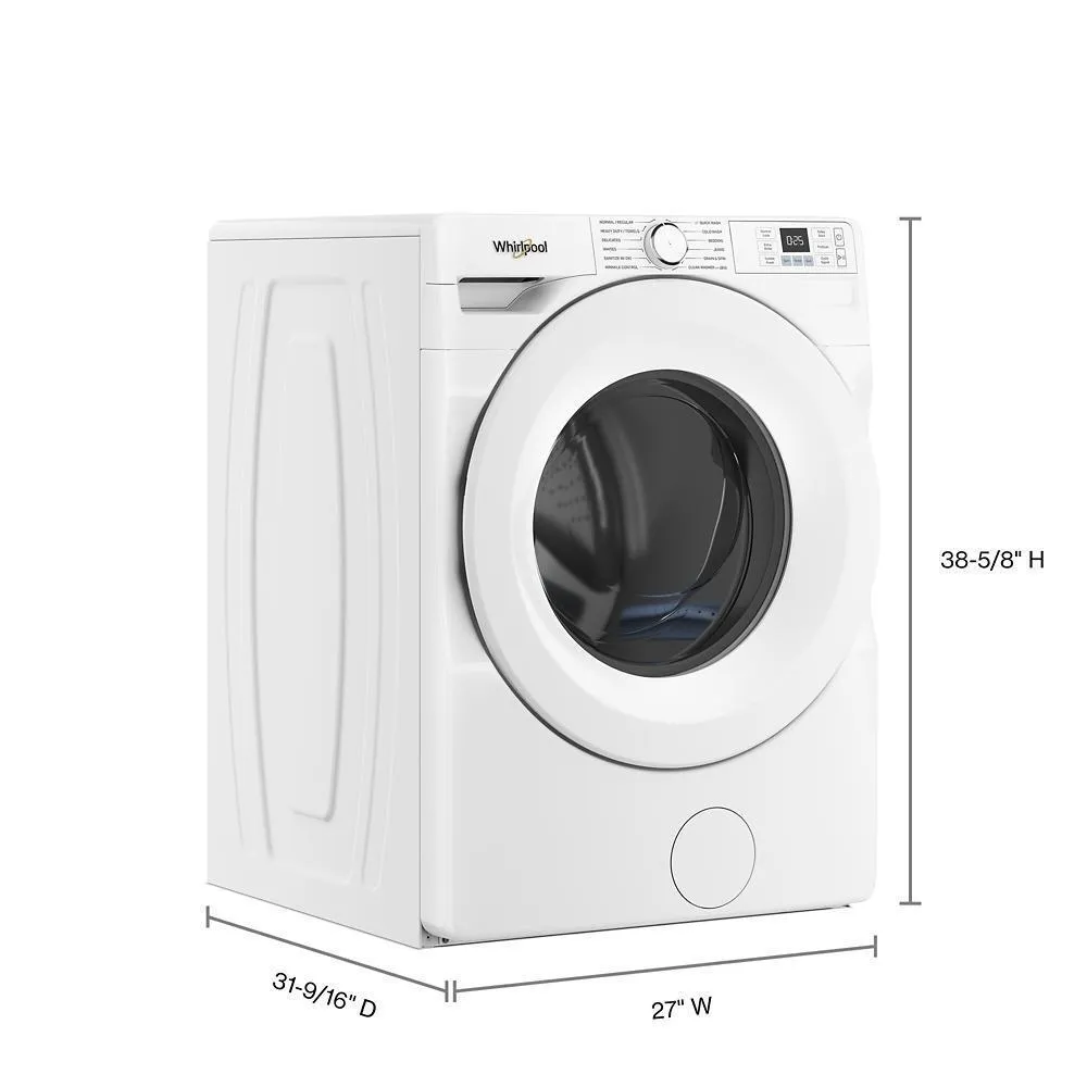 Whirlpool WFW4720RW 4.5 Cu. Ft. Front Load Energy Star? Washer With Tumble Fresh Option