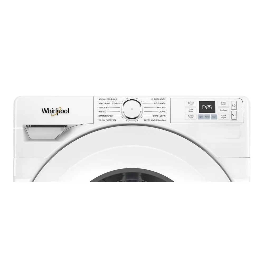 Whirlpool WFW4720RW 4.5 Cu. Ft. Front Load Energy Star? Washer With Tumble Fresh Option