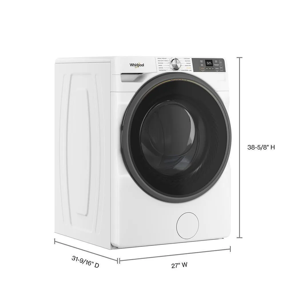 Whirlpool WFW5720RW 4.5 Cu. Ft. Smart Front Load Energy Star? Washer With Freshflow&#8482; Vent System