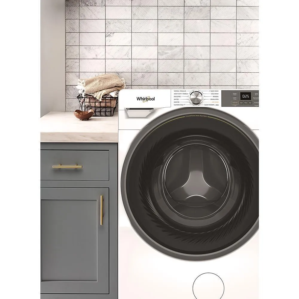 Whirlpool WFW5720RW 4.5 Cu. Ft. Smart Front Load Energy Star? Washer With Freshflow&#8482; Vent System