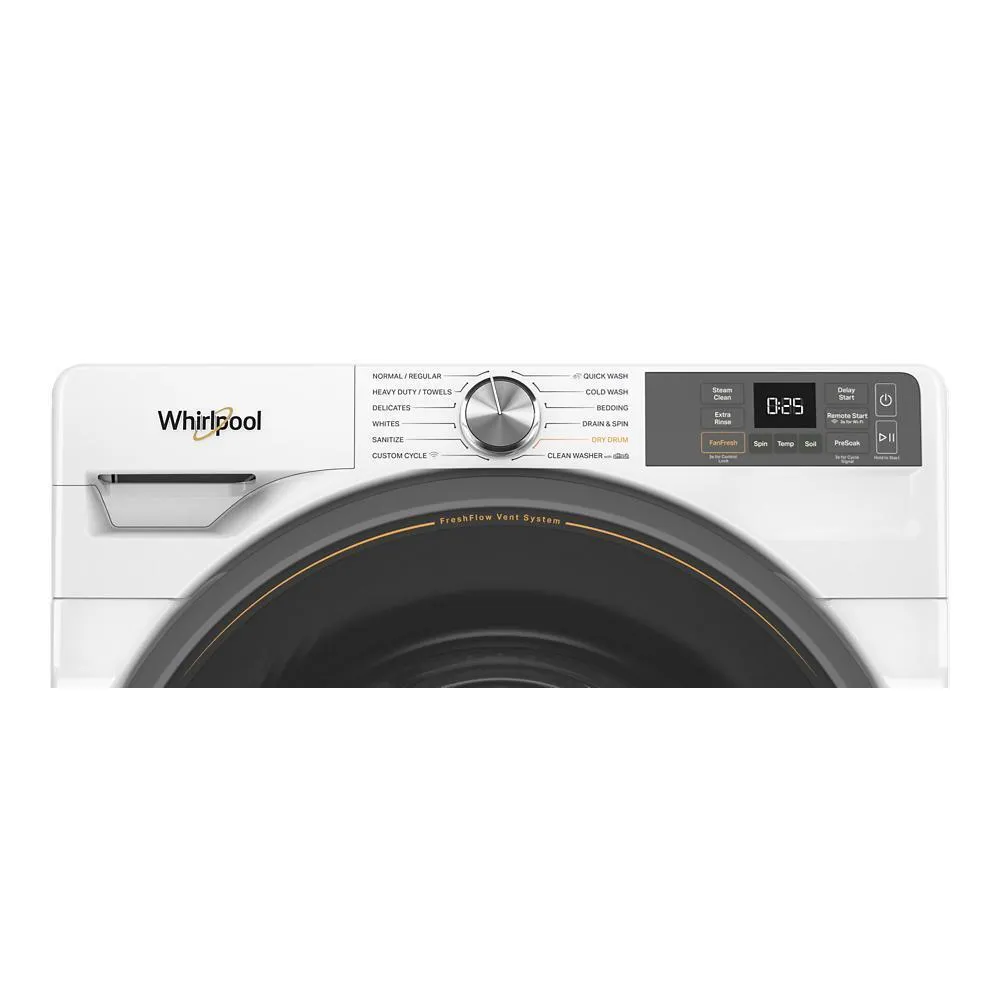 Whirlpool WFW5720RW 4.5 Cu. Ft. Smart Front Load Energy Star? Washer With Freshflow&#8482; Vent System