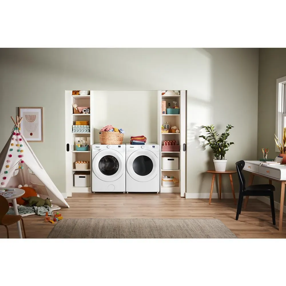 Whirlpool WGD4720RW 7.4 Cu. Ft. Smart Front Load Energy Star Gas Dryer With Quick Dry Cycle