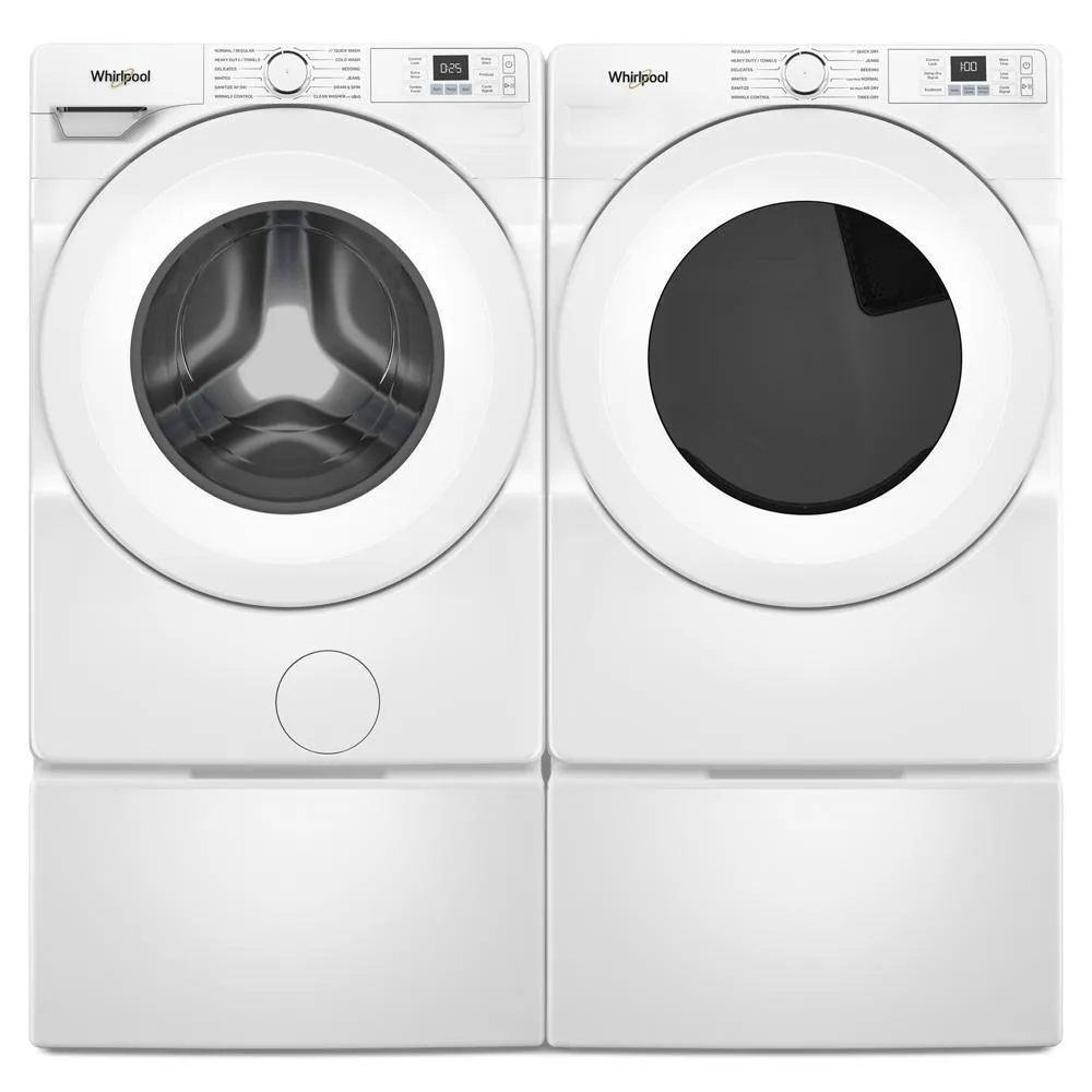 Whirlpool WGD4720RW 7.4 Cu. Ft. Smart Front Load Energy Star Gas Dryer With Quick Dry Cycle