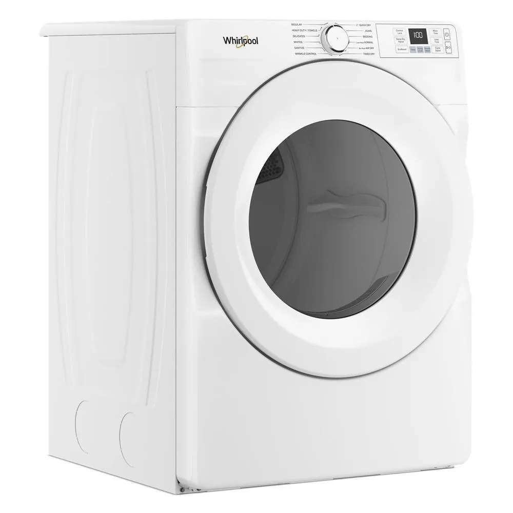 Whirlpool WGD4720RW 7.4 Cu. Ft. Smart Front Load Energy Star Gas Dryer With Quick Dry Cycle