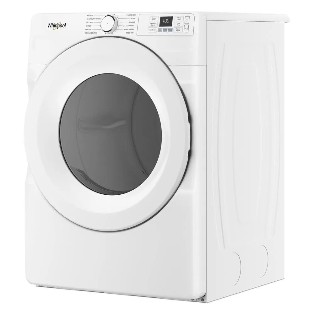 Whirlpool WGD4720RW 7.4 Cu. Ft. Smart Front Load Energy Star Gas Dryer With Quick Dry Cycle
