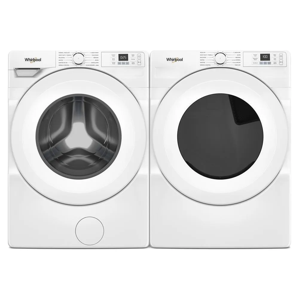 Whirlpool WGD4720RW 7.4 Cu. Ft. Smart Front Load Energy Star Gas Dryer With Quick Dry Cycle