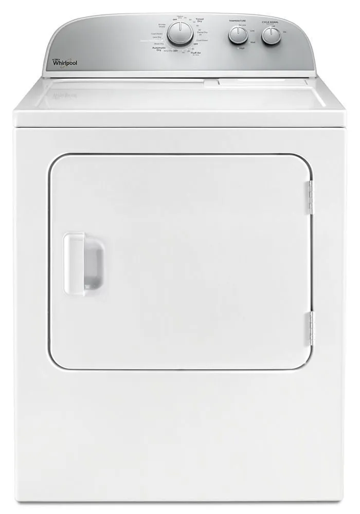 Whirlpool WGD4985EW 5.9 Cu.Ft Top Load Gas Dryer With Autodry Drying System