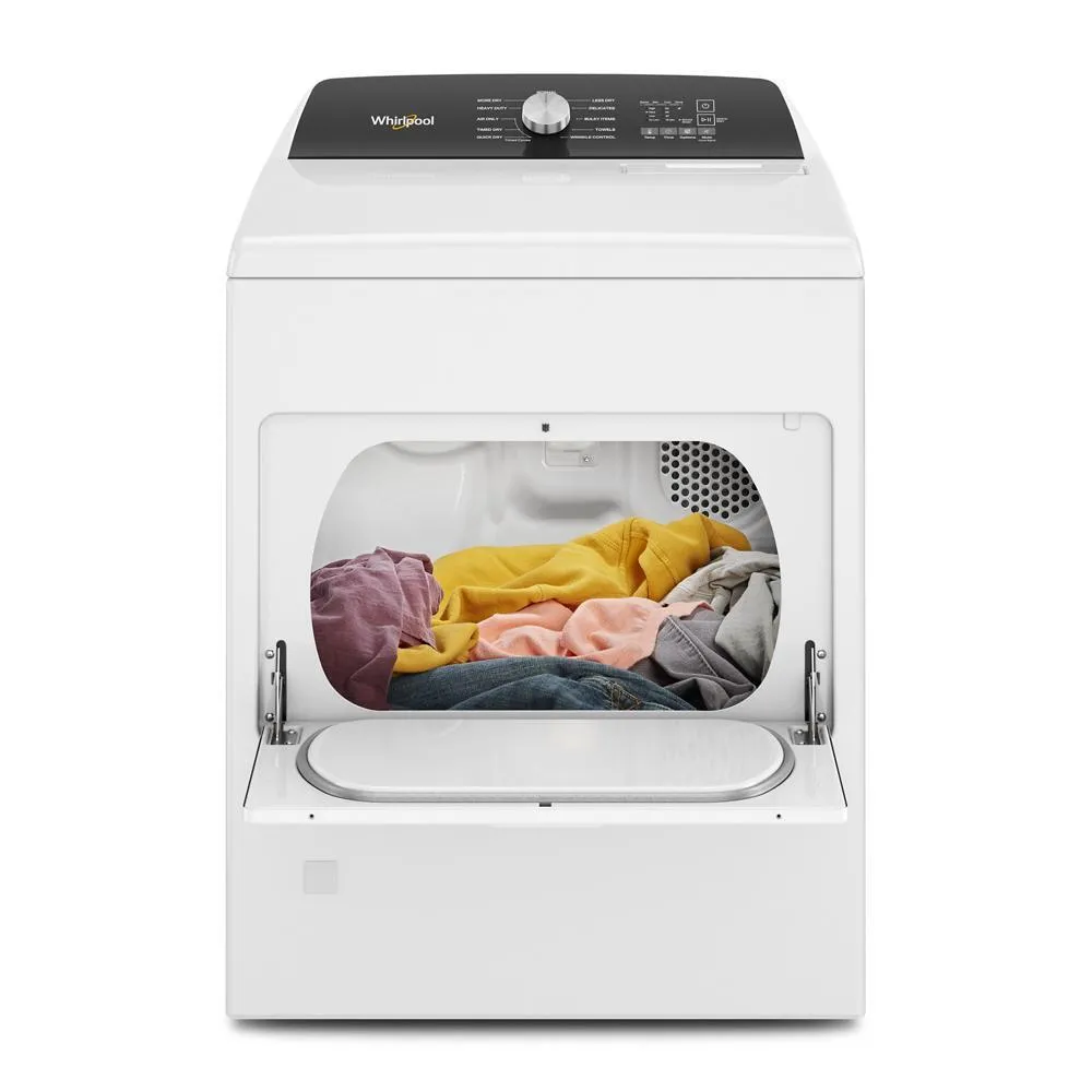 Whirlpool WGD500RLW 7.0 Cu. Ft. Long Vent Gas Moisture Sensing Dryer