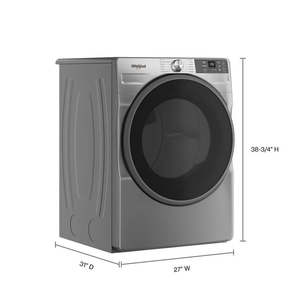Whirlpool WGD5720RR 7.4 Cu. Ft. Smart Front Load Energy Star Gas Dryer With Wrinkle Shield&#8482; Option