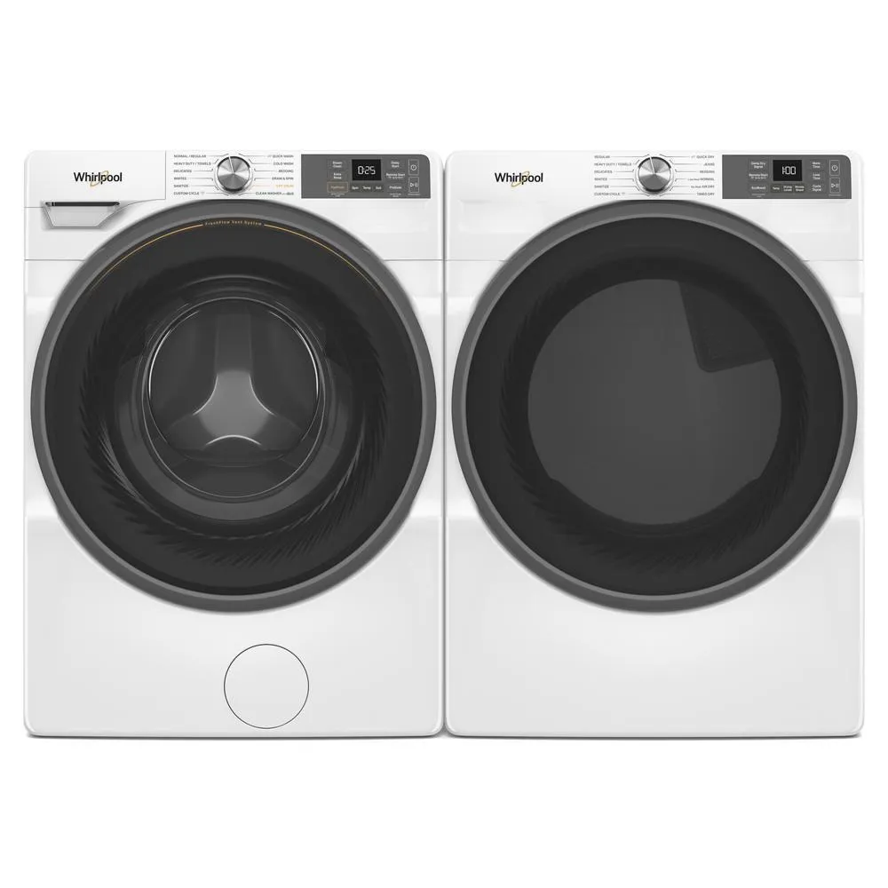 Whirlpool WGD5720RW 7.4 Cu. Ft. Smart Front Load Energy Star Gas Dryer With Wrinkle Shield&#8482; Option