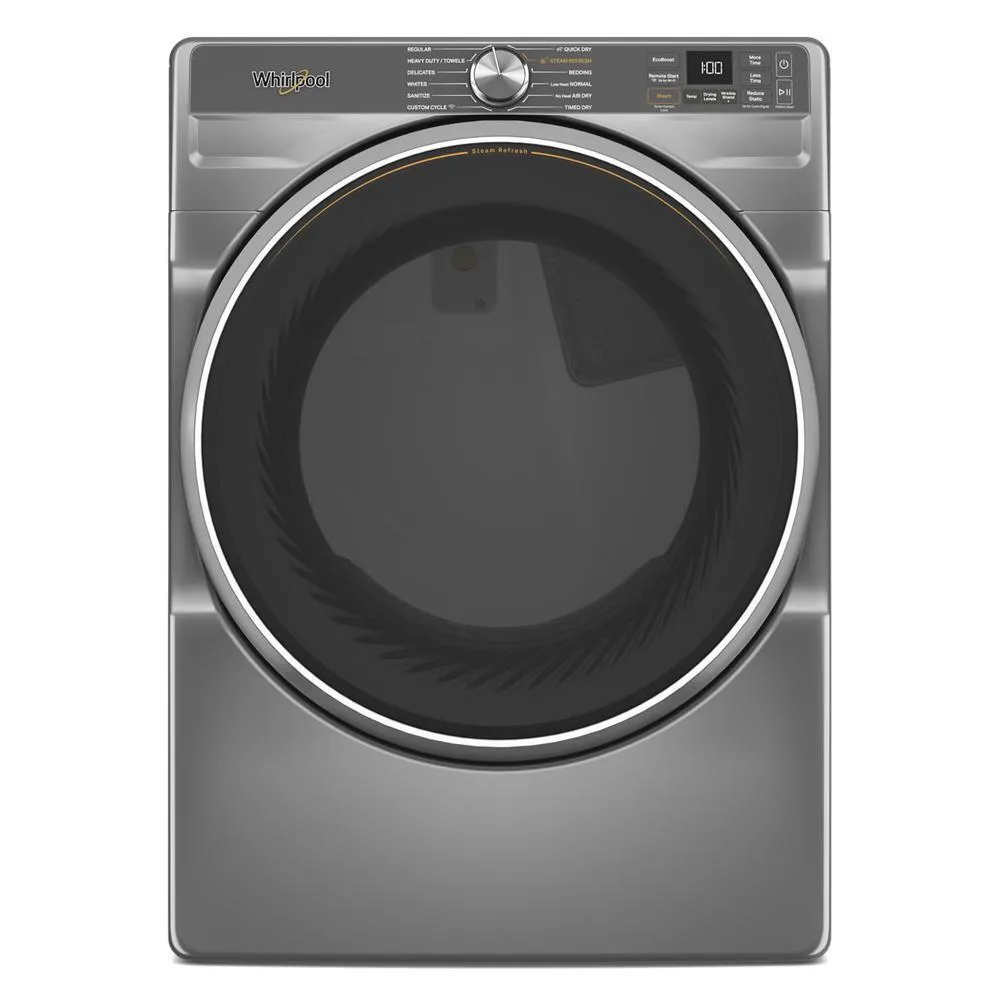 Whirlpool WGD6720RR 7.4 Cu. Ft. Smart Front Load Energy Star Gas Dryer With Steam Capabilities