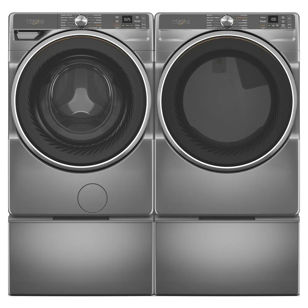 Whirlpool WGD6720RR 7.4 Cu. Ft. Smart Front Load Energy Star Gas Dryer With Steam Capabilities