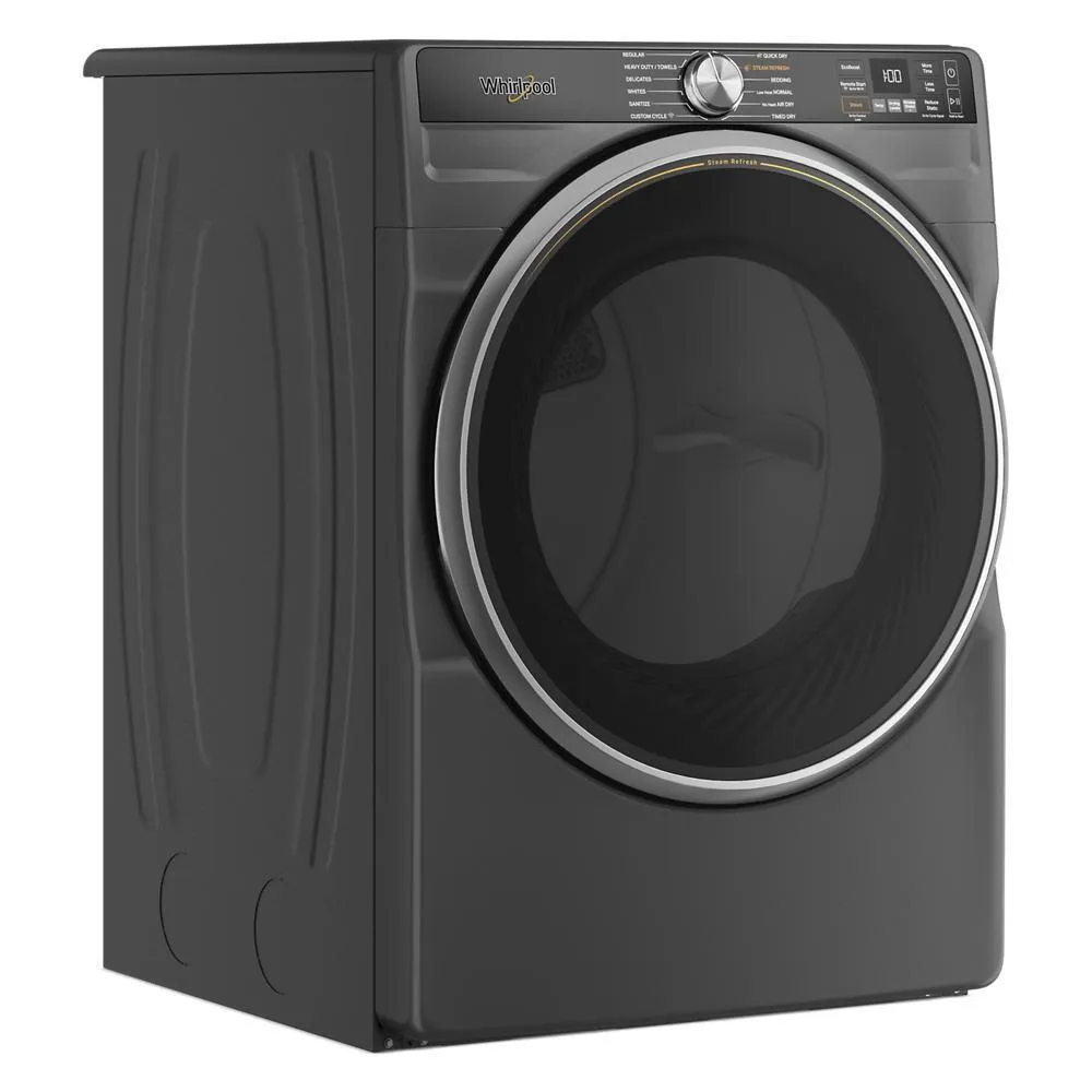 Whirlpool WGD6720RU 7.4 Cu. Ft. Smart Front Load Energy Star Gas Dryer With Steam Capabilities