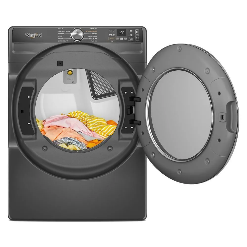 Whirlpool WGD6720RU 7.4 Cu. Ft. Smart Front Load Energy Star Gas Dryer With Steam Capabilities