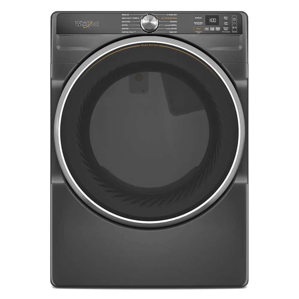 Whirlpool WGD6720RU 7.4 Cu. Ft. Smart Front Load Energy Star Gas Dryer With Steam Capabilities
