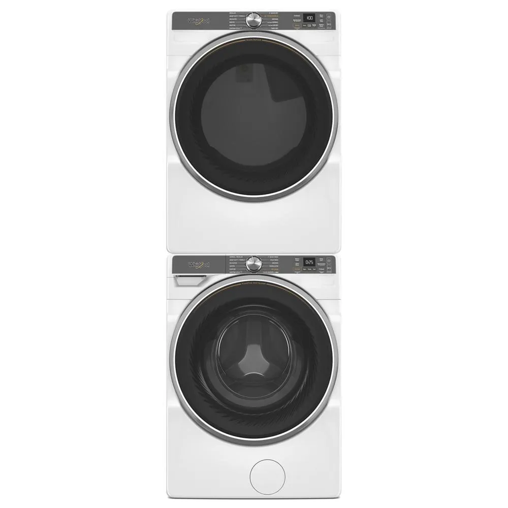 Whirlpool WGD6720RW 7.4 Cu. Ft. Smart Front Load Energy Star Gas Dryer With Steam Capabilities