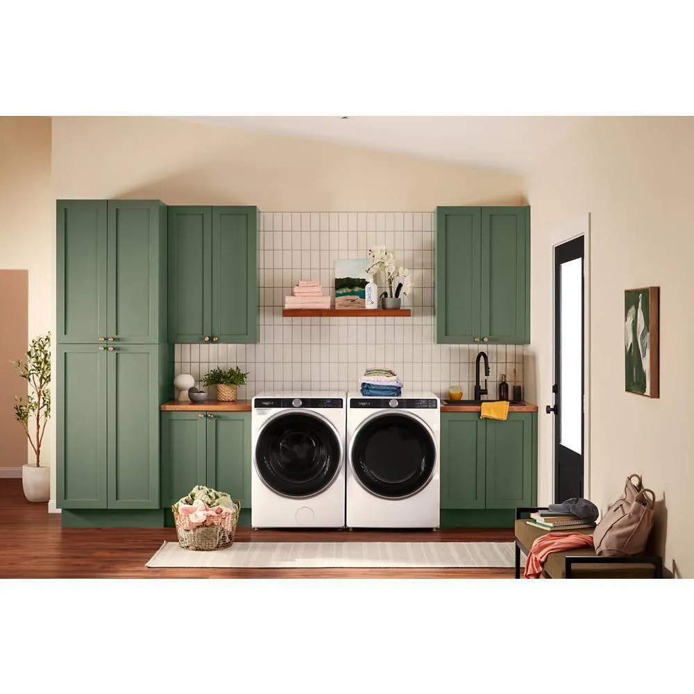 Whirlpool WGD6720RW 7.4 Cu. Ft. Smart Front Load Energy Star Gas Dryer With Steam Capabilities