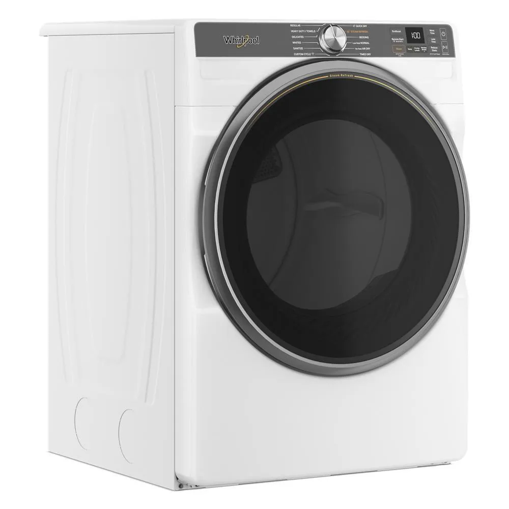 Whirlpool WGD6720RW 7.4 Cu. Ft. Smart Front Load Energy Star Gas Dryer With Steam Capabilities