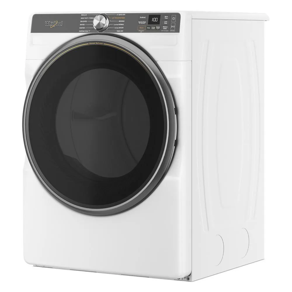 Whirlpool WGD6720RW 7.4 Cu. Ft. Smart Front Load Energy Star Gas Dryer With Steam Capabilities