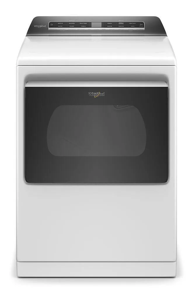 Whirlpool WGD8127LW 7.4 Cu. Ft. Top Load Gas Dryer With Advanced Moisture Sensing