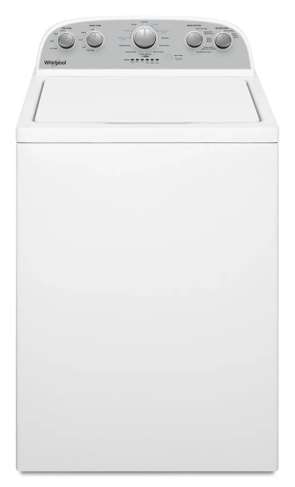 Whirlpool WTW4955HW 3.8 Cu. Ft. Top Load Washer With Soaking Cycles, 12 Cycles