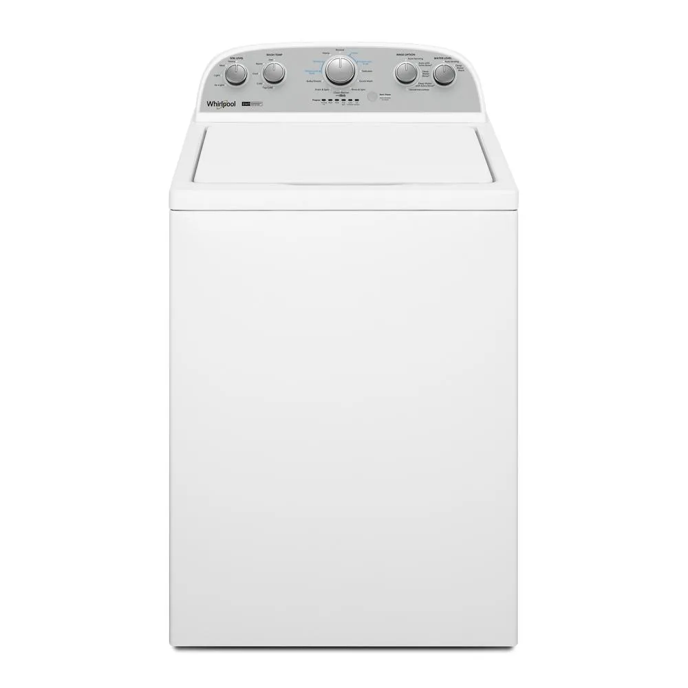 Whirlpool WTW4957PW 3.8-3.9 Cu. Ft. Whirlpool? Top Load Washer With Removable Agitator