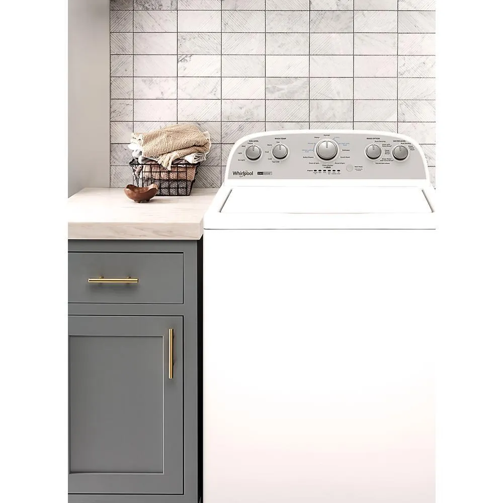 Whirlpool WTW4957PW 3.8-3.9 Cu. Ft. Whirlpool? Top Load Washer With Removable Agitator